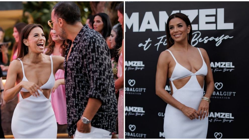 Rar vezi o vedetă de la Hollywood în așa ipostază! Eva Longoria a dansat pe mese la o gală mondenă