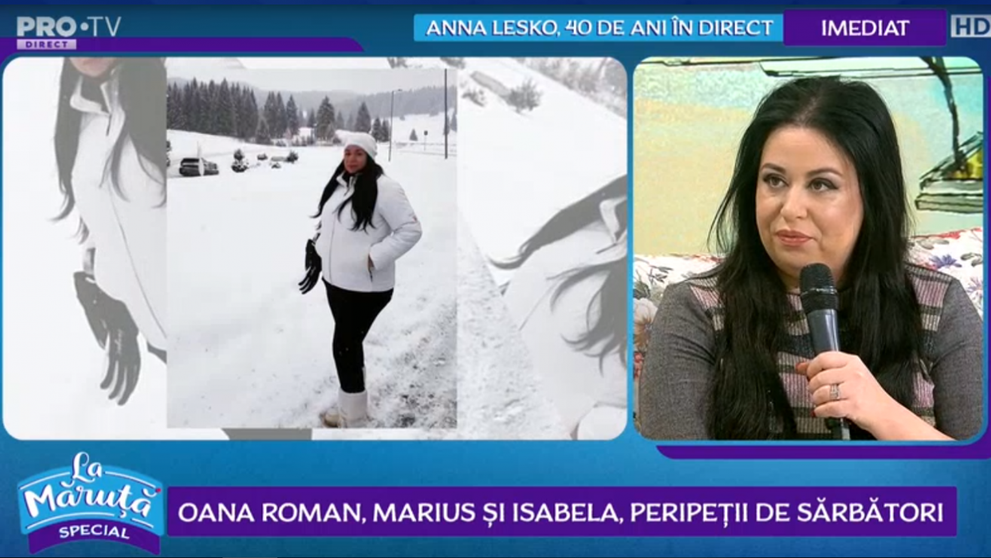 VIDEO Oana Roman, Marius și Isabela, peripeții de sărbători