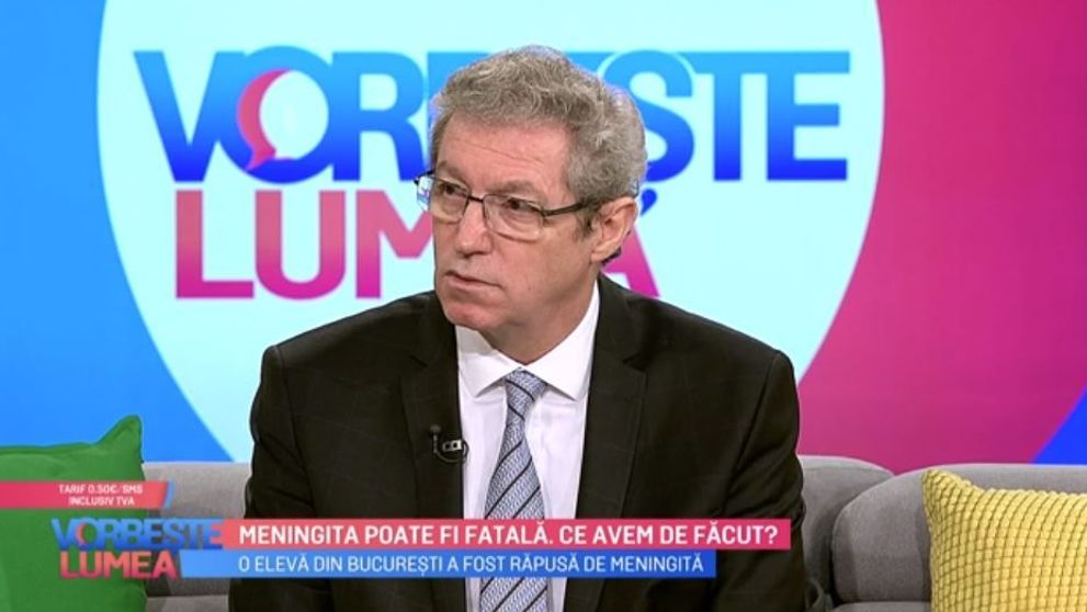 În România vaccinul anti meningococ nu a fost introdus. Medicul Adrian Streinu Cercel, despre fata care a murit de meningită