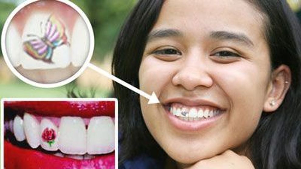 Un nou trend de frumusete: tatuajele pentru dinti. Ti-ai face unul?