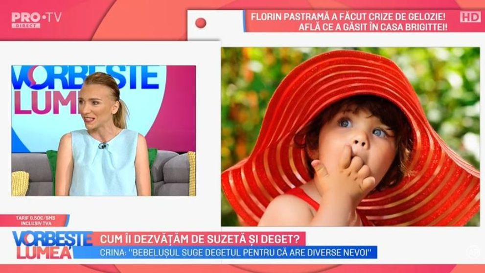 Cum îi dezvățăm cei mici de suzetă și deget. Crina Coliban detaliază acest subiect