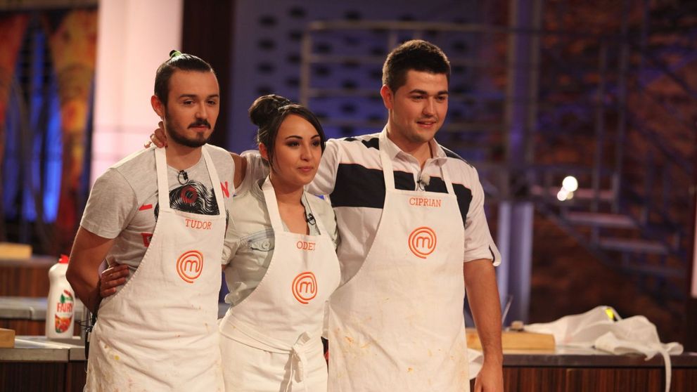 Competitia MasterChef si-a ales finalistii: Ciprian, Odette si Tudor!