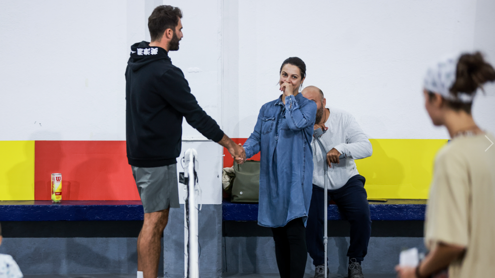 VIDEO Horia Tecău joacă tenis cu Rebeca, fiica lui Florin Petre