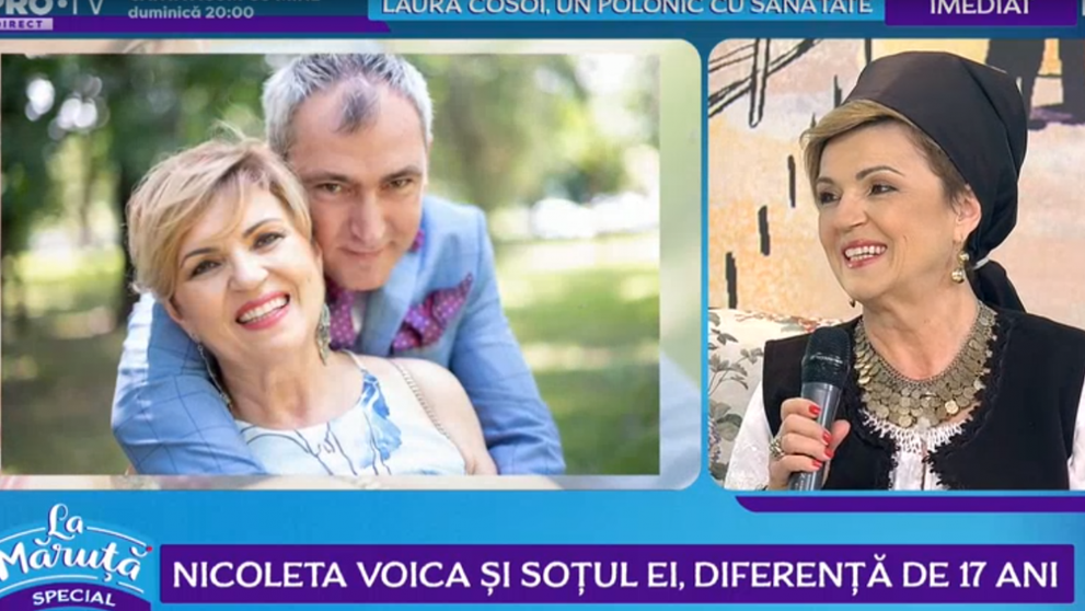 VIDEO Nicoleta Voica și soțul ei, diferență de 17 ani