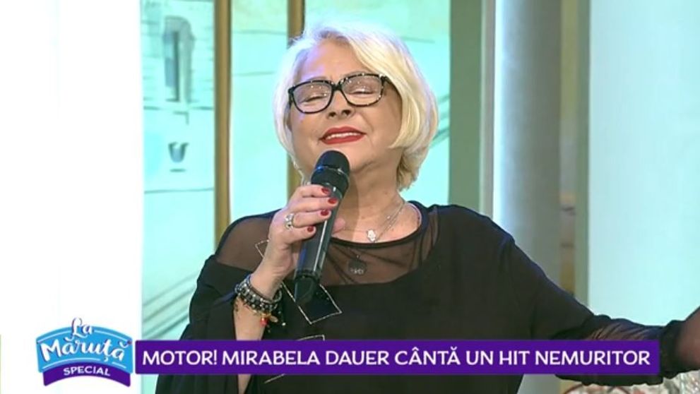 VIDEO Mirabela Dauer cântă un hit nemuritor