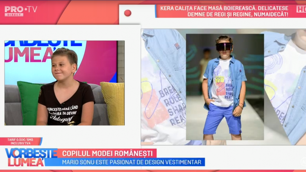 VIDEO Copilul modei românești