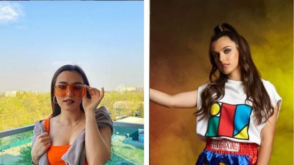 La plajă de 1 mai, în curtea casei! Alexia Eram e perfectă în costum de baie