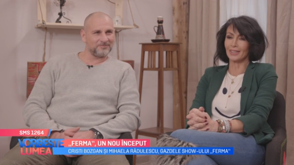 VIDEO Cristi Bozgan și Mihaela Rădulescu, gazdele show-ului Ferma 
