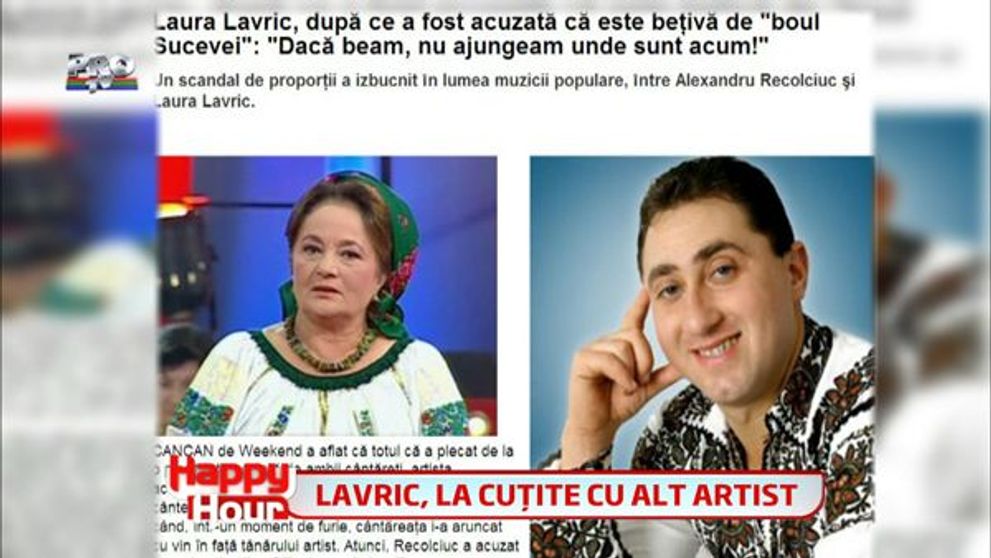 Laura Lavric se cearta cu un alt artist de muzica populara!
