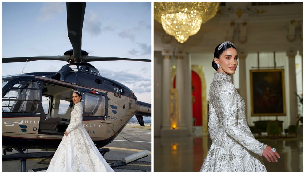 Adelina Pestrițu, într-o rochie “regală” de 20 de kg, adusă cu elicopterul la “Balul Prinților și Prințeselor” de la Monaco
