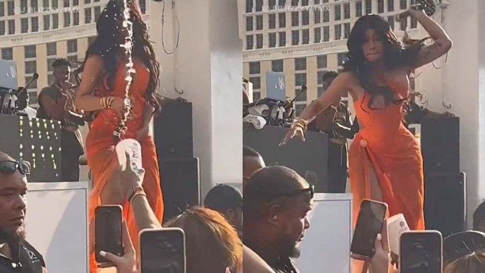 Cardi B și-a ieșit din minți la un concert! A aruncat cu microfonul într-o fană care stropit-o cu o băutură