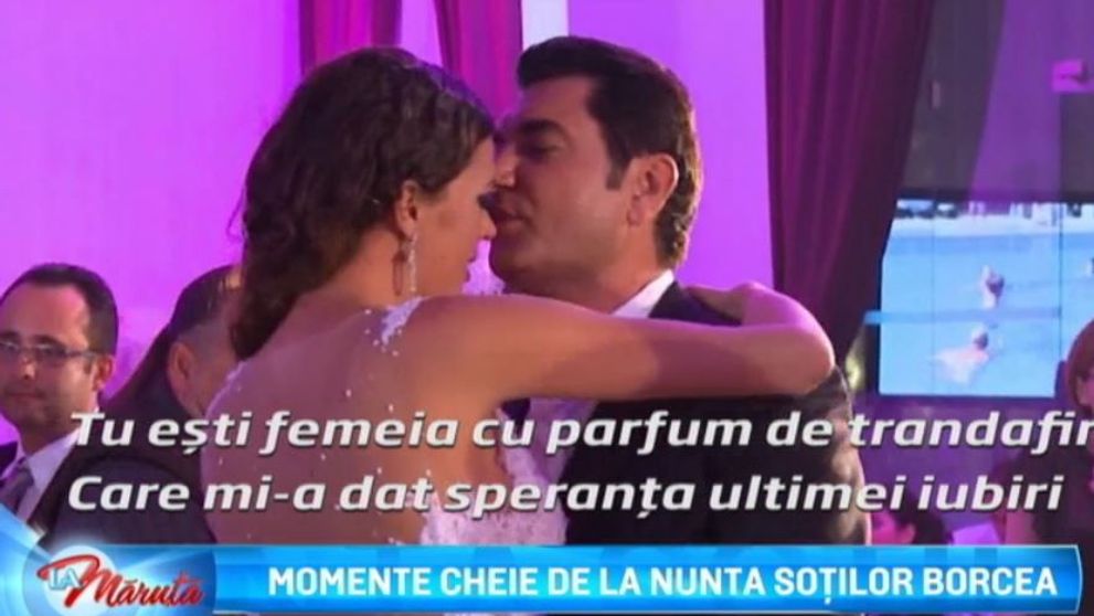 Momente cheie de la nunta Alinei Borcea si a lui Cristi Borcea. Vezi imaginile