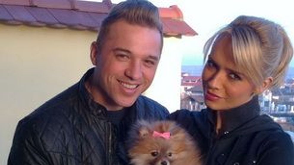 Magda si Piticu’ s-au bucurat de prima ninsoare la Sibiu FOTO!