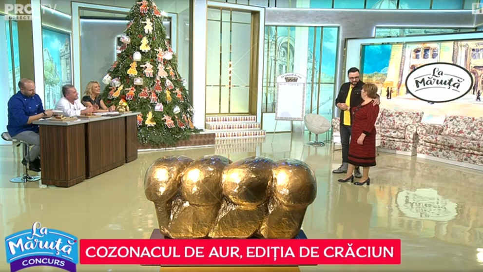 VIDEO Cozonacul de aur: Doamna Mariana Radu a pregătit un cozonac delicios