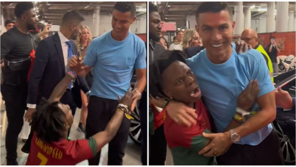Reacția de milioane a lui Cristiano Ronaldo când un fan a îngenuncheat în fața lui: „Și-a împlinit visul”