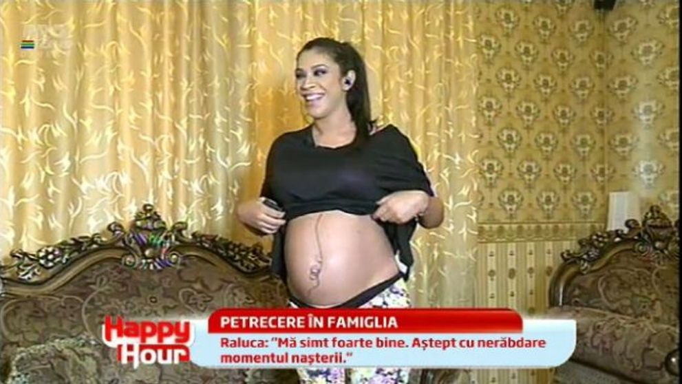 Raluca, sotia lui Pepe, isi arata burtica! Afla daca ii este frica sau nu de nastere