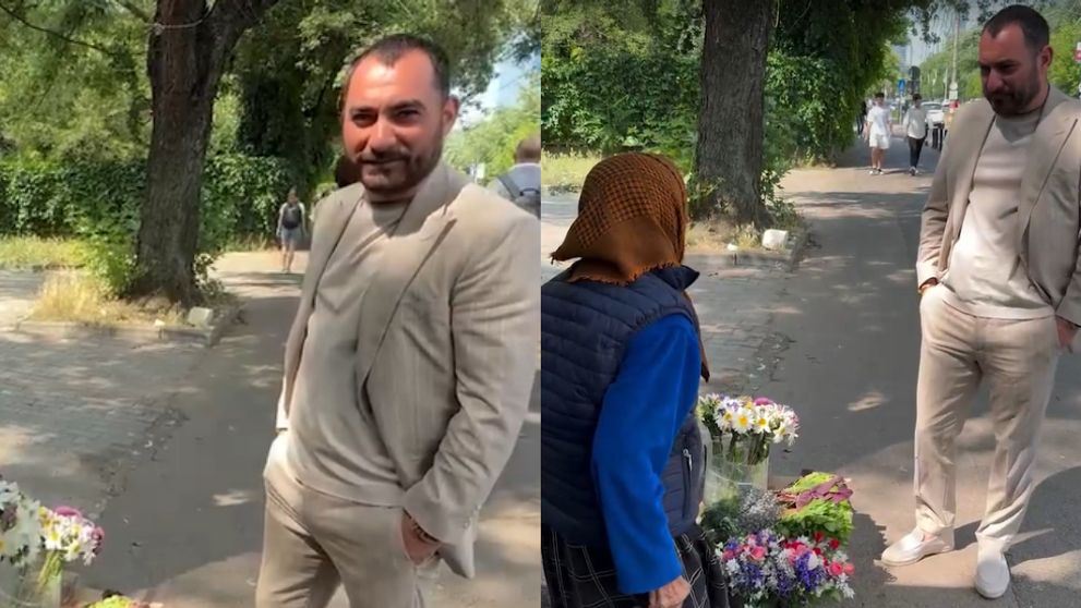 Pescobar, gest de milioane pentru o bătrână care vindea flori pe o stradă din Capitală. A cumpărat toată marfa pentru o sumă record: „Să vină și alții să cumpere”