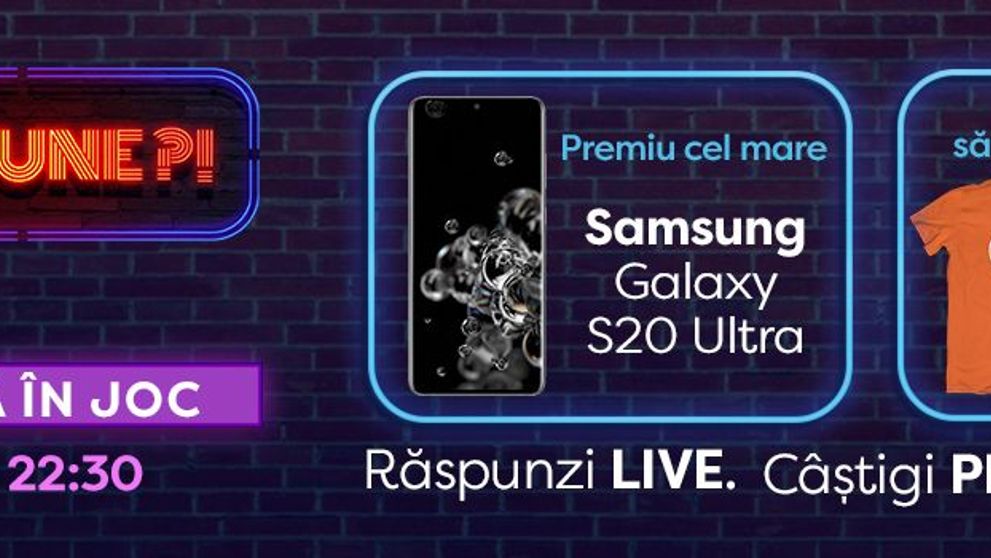Întrebarea specială de la Pe bune?! îți poate aduce un smartphone nou-nouț. Cum intri în concurs