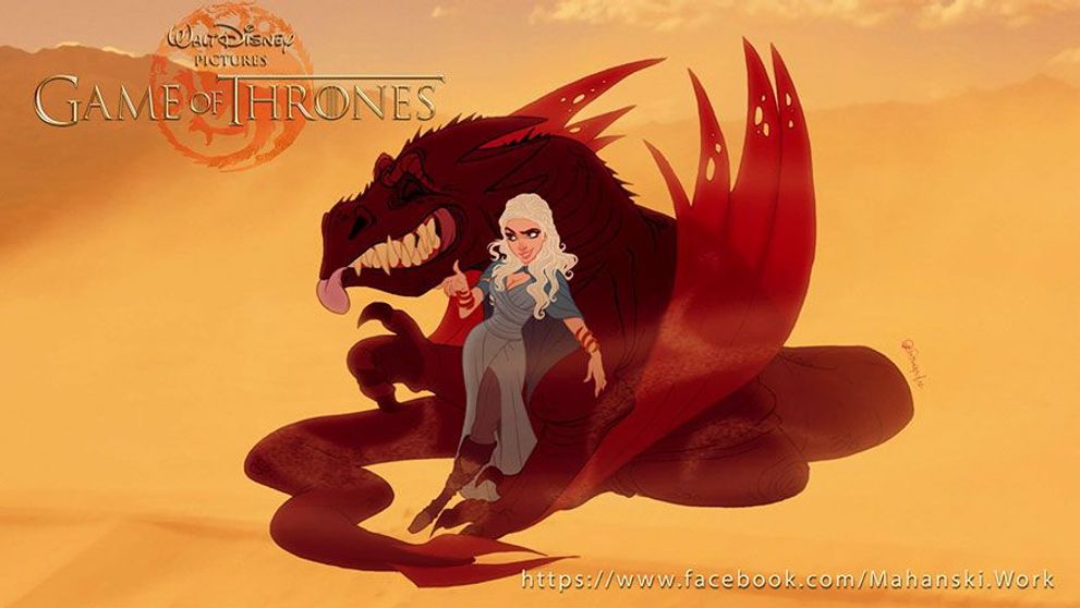 Cum ar arata protagonistii din Game of Thrones daca ar fi personaje Disney