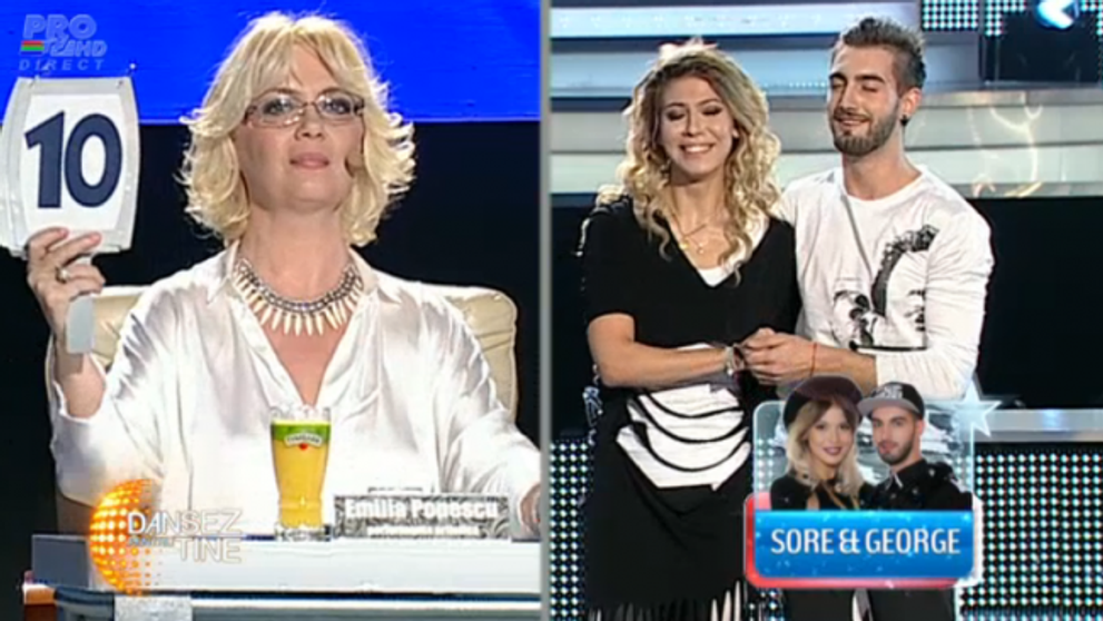 Dansul de 10 pe linie! Mihai Petre s-a ridicat in picioare pentru Sore si Dark