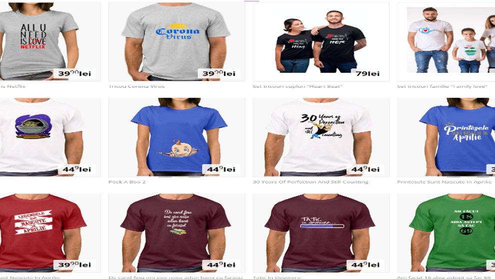 (P) Unde găsim cea mai vastă și accesibilă ofertă de tricouri personalizate mișto?