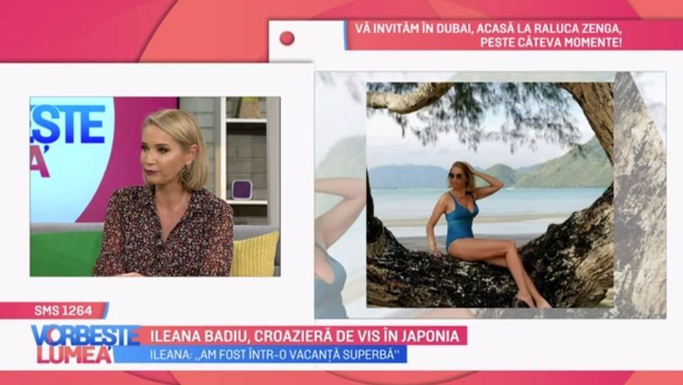 Ileana Badiu, croazieră de vis în Japonia