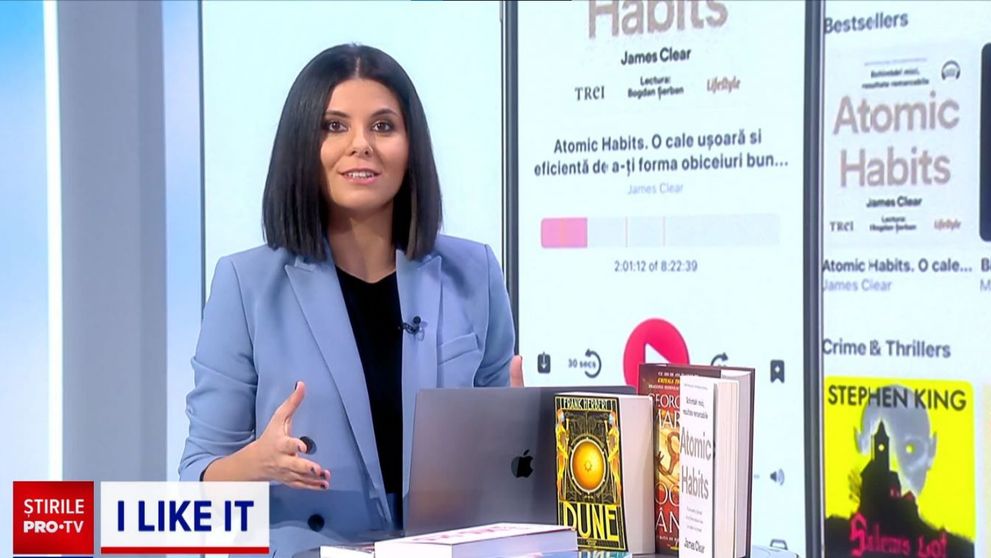 Care sunt cele mai bune cărți pentru dezvoltarea personală? Află de la Iulia Ionescu în cea mai nouă ediție I like IT