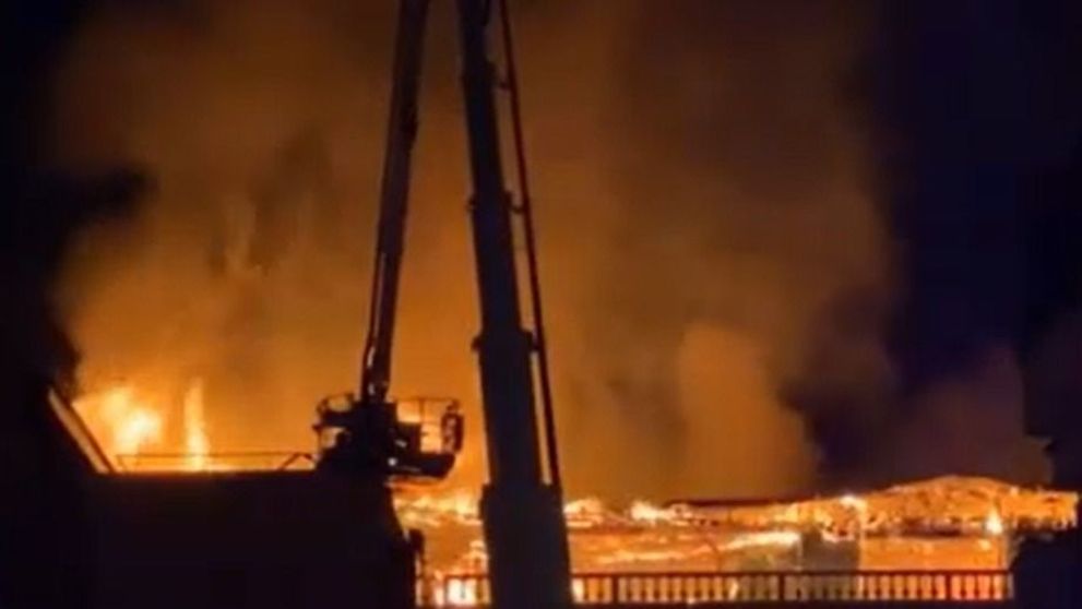 Un incendiu puternic a avut loc în Cartierul Francez din Capitală