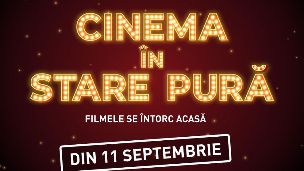 Peste 230 de săli de cinema se deschid în toată ţara pe 11 septembrie 2020
