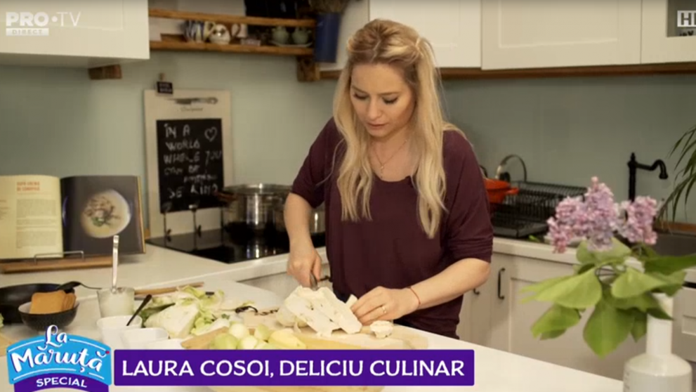 VIDEO Laura Cosoi a pregătit o supă cremă de conopidă. Modul de prepare aici