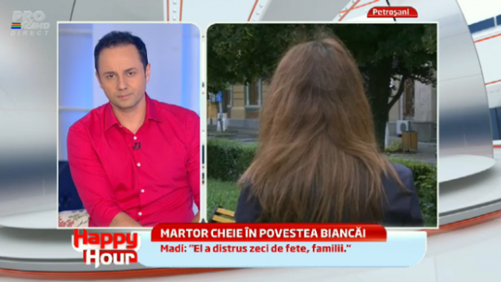 Un martor-cheie in povestea Biancai descrie cu lux de amanunte drama prin care a trecut roscata: 