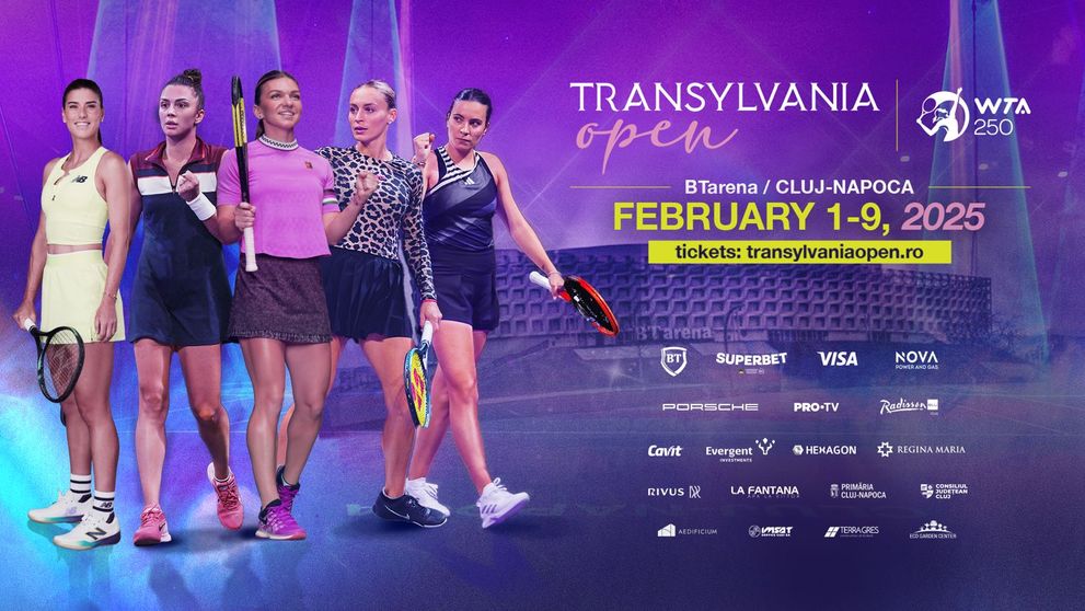 Transylvania Open 2025: Lista jucătoarelor înscrise pentru cea de-a 5-a ediție