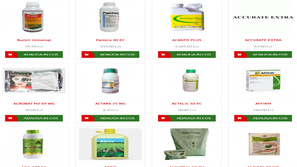 (P) Protejează-ți recoltele cu pesticide, erbicide si ingrasaminte de la “Regal Fermierul” !