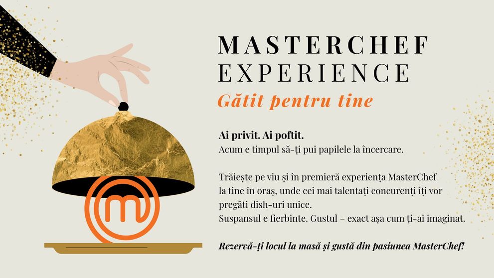 CONCURS Concurenții MasterChef ajung în București, Cluj, Timișoara și Iași! Câștigă o experiență culinară de excepție alături de ei