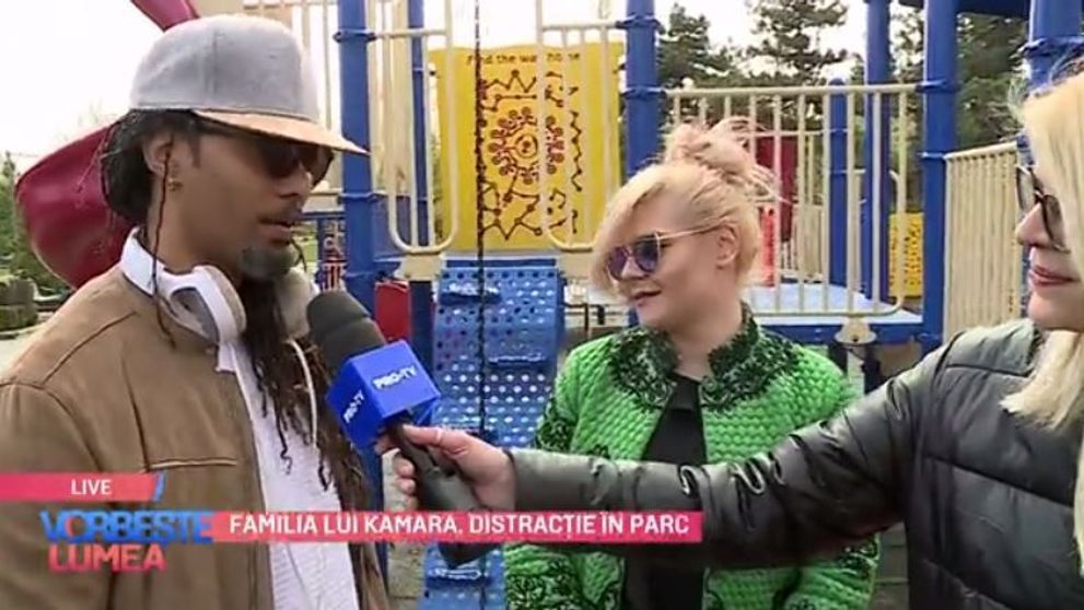VIDEO Familia lui Kamara, distracție în parc