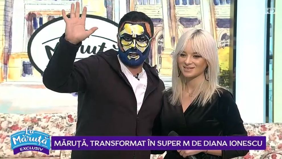 VIDEO Măruță, transformat în Super M de Diana Ionescu