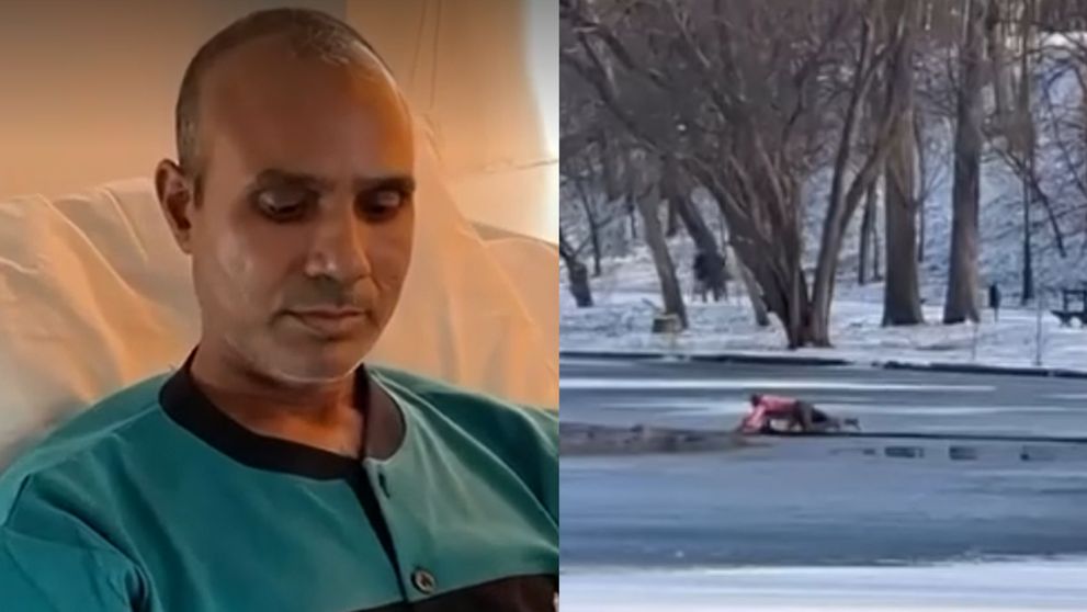 El este eroul care și-a pus viața în pericol pentru a salva fetița căzută în lacul înghețat din Craiova! Ce a declarat direct de pe patul de spital: „Sunt fericit!”