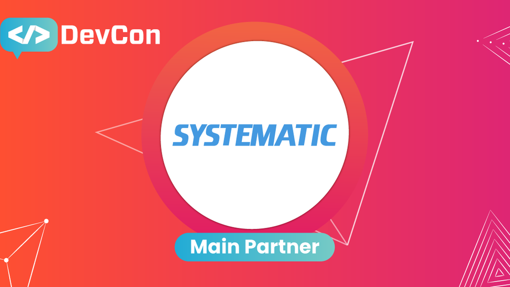 SYSTEMATIC participă la DevCon 2023, pe 1-2 Noiembrie, în calitate de Partener Principal