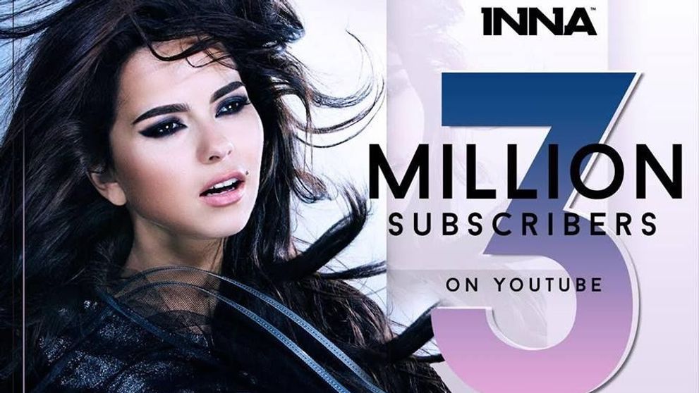 INNA – 3 milioane de abonati pe propriul canal de YouTube