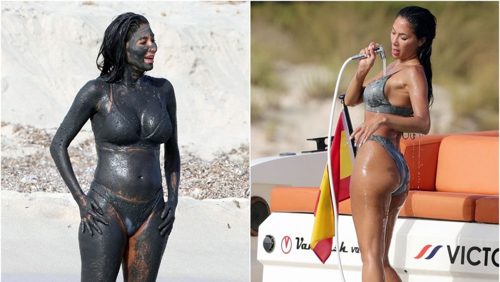 Ca la Techirghiol! Nicole Scherzinger, plină de nămol din cap până-n picioare! Cum au surprins-o paparazzii