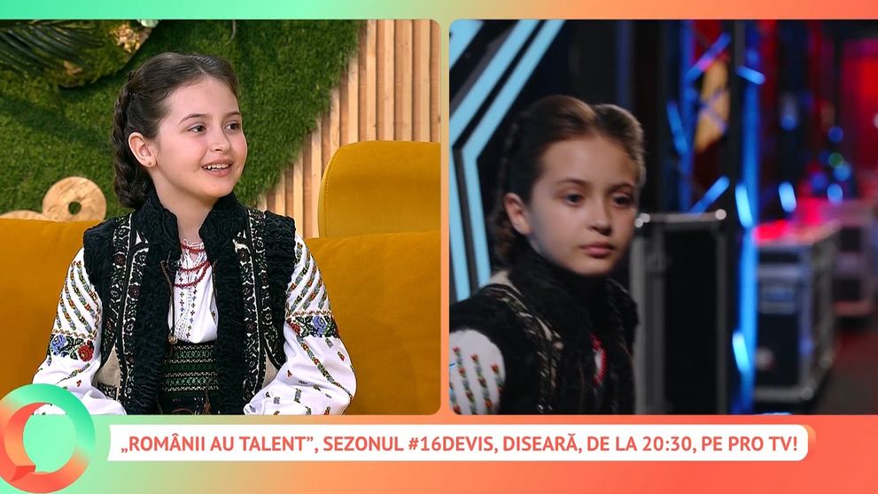 Daria Rusu, fetița cu voce de aur care a cucerit scena 