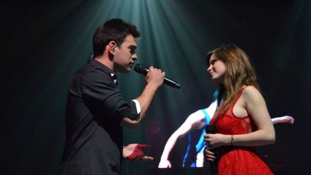 LaLa Band a cantat miercurea trecuta pentru fanii din Chisinau!