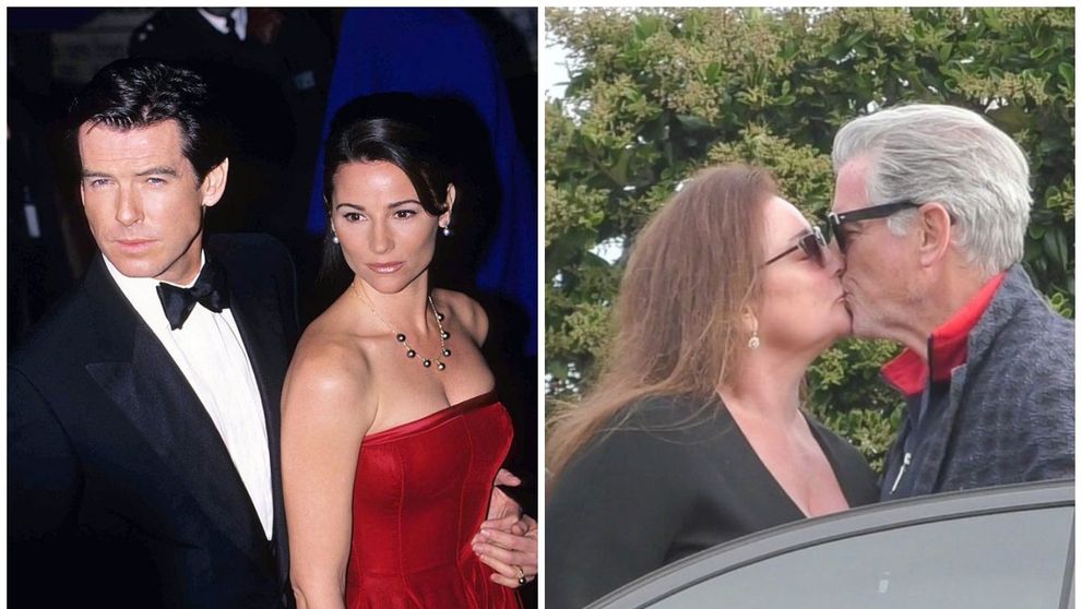 Așa arată dragostea după 30 de ani petrecuți împreună! Pierce Brosnan și soția, sărut pătimaș în fața paparazzilor