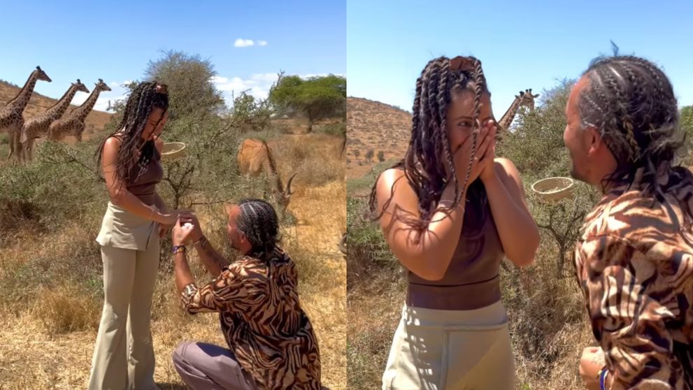 S-au logodit după doi ani de relație! Fosta concurentă de la Survivor România a fost cerută în căsătorie în inima Africii. Cum arată inelul