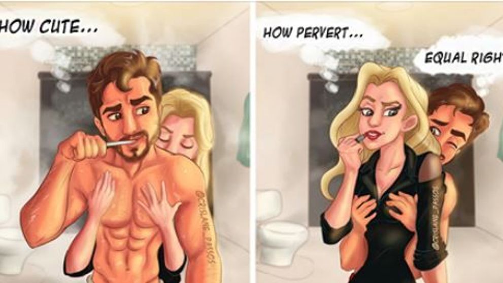 Ilustratiile care au cucerit internetul. Cum se comporta cuplurile implicate in relatii pe termen lung
