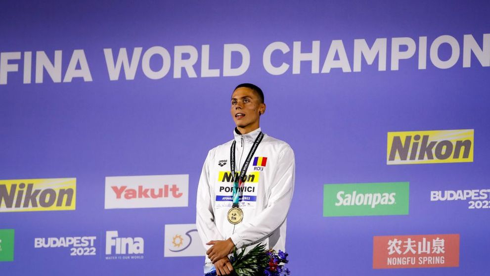 David Popovici, prima postare pe Instagram, după ce a câștigat aurul la Campionatul Mondial