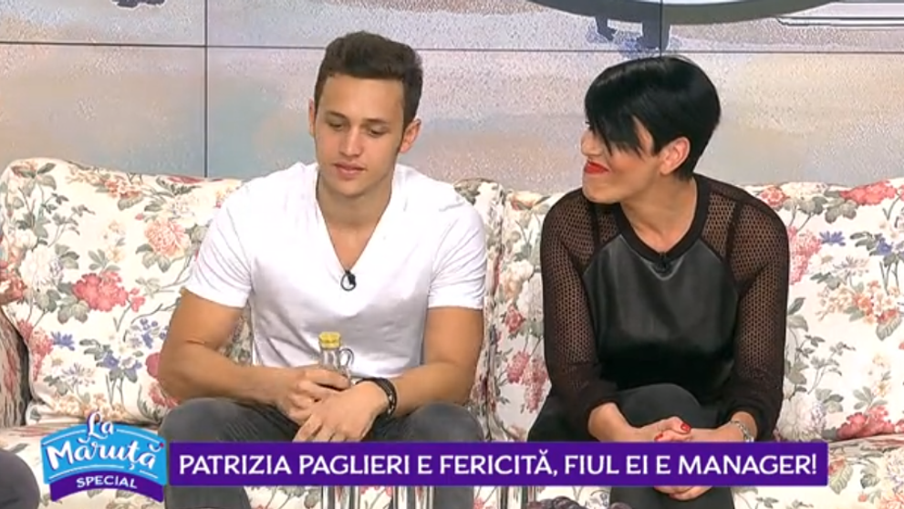 Patrizia Paglieri e fericită, fiul ei e manager!
