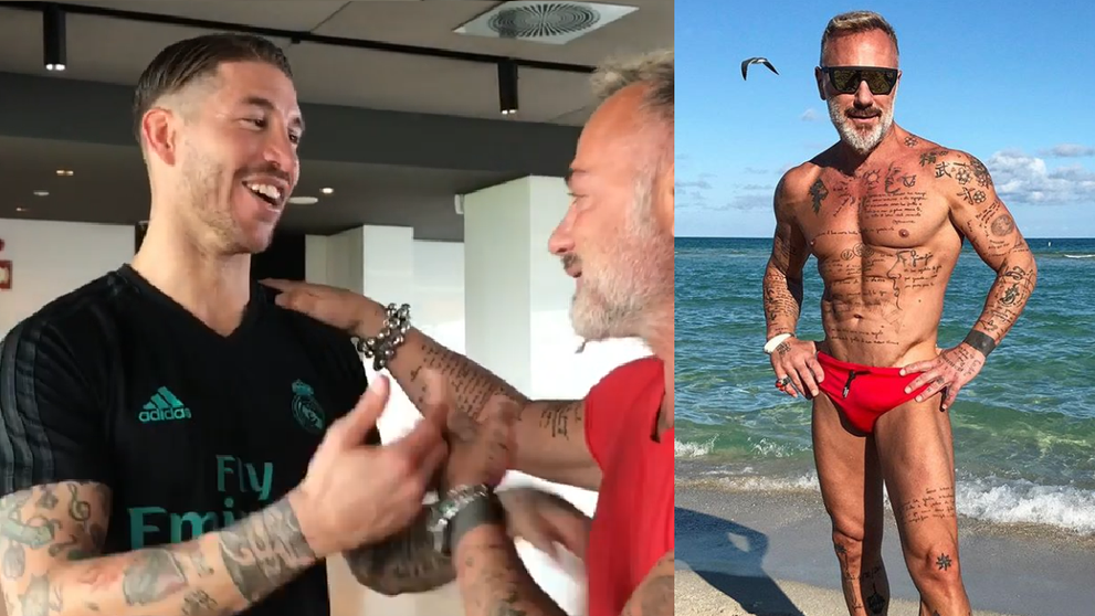 Ce i-a spus Sergio Ramos celebrului Gianluca Vacchi atunci cand l-a vazut la stadion!