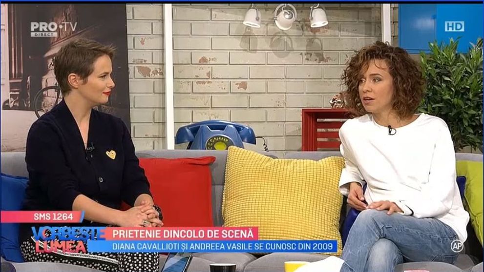 VIDEO Diana Cavallioti și Andreea Vasile, prietenie dincolo de scenă
