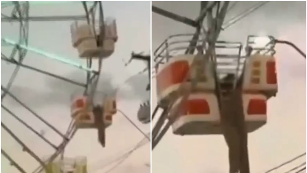 La un pas de tragedie! O femeie a ieșit din cabina unui carusel, la 30 de metri înălțime! Incredibil ce a urmat după: „Ajutor! O să mor!”